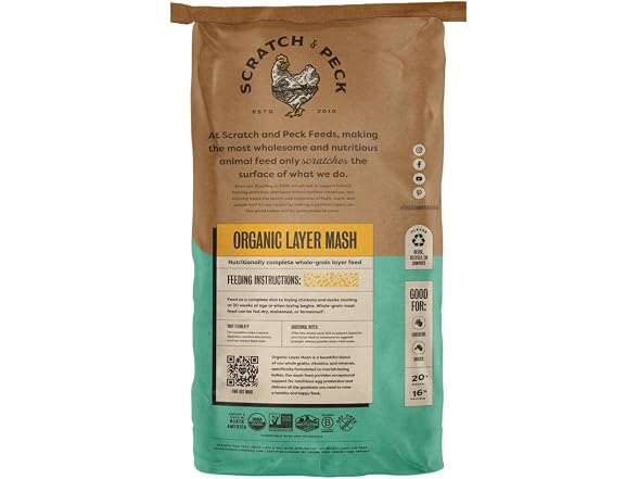 Scratch and Peck Feeds | Layer Mash for Chickens & Ducks