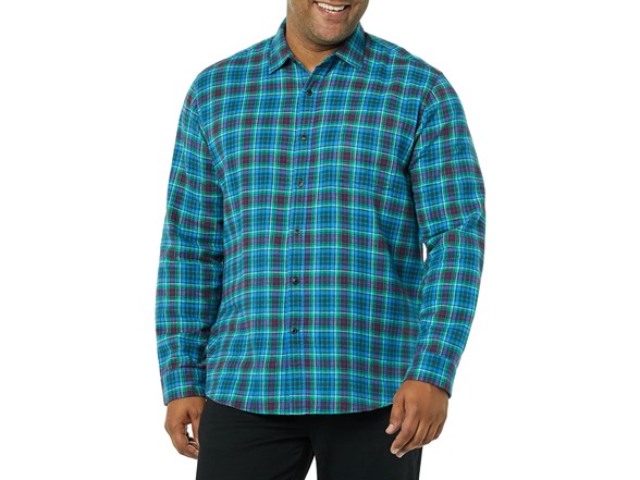 Blue Burgundy Green Plaid