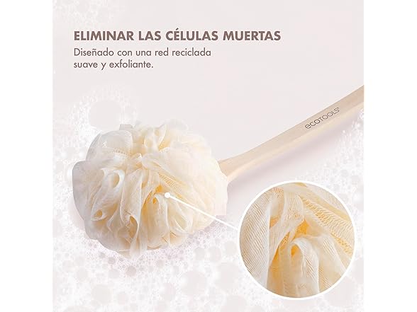 Bath Pouf with Handle