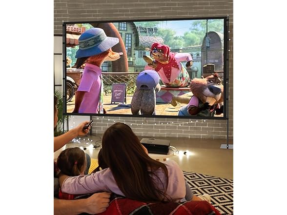 Projector Screen with Stand | 100in