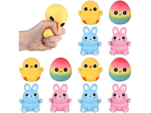 Easter Squish Stretch Assortment 2.75"-3.25"