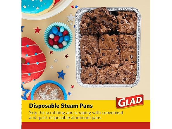 Glad Disposable Aluminum All Purpose Pans3ct