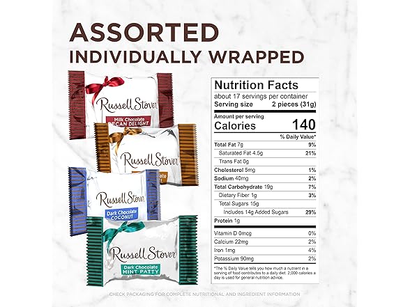 Russell Stover Assorted Chocolates 18.4o