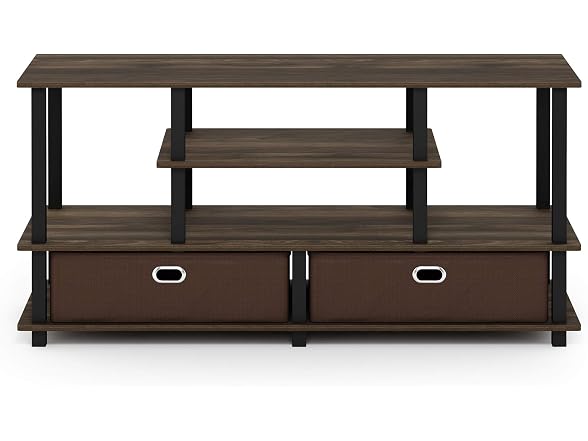 Furinno JAYA TV Stand up to 50 Walnut