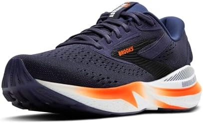 Brooks Adrenaline GTS 24 Men's Shoes Peacoat/Orange/White Size 10.5