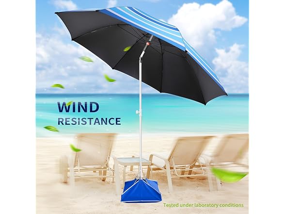 Fisqueen 8FT Large Beach Umbrella