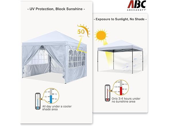 ABCCANOPY 10X10 Pop Up Canopy Tent
