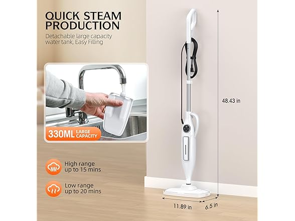 Powerful Handheld Steam Mop