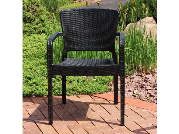 Sunnydaze Decor TLA-767 Segonia Arm Chair Black