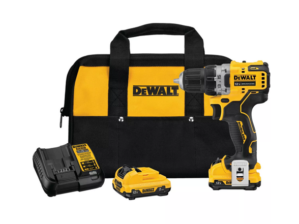 DEWALT DCD701F2 12V MAX XR 3/8 In Drill/Driver Kit