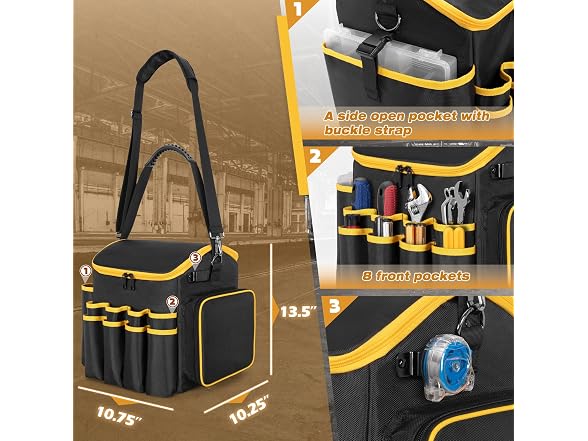 Marscamd CON-121 Heavy Duty Tool Bag with Divider