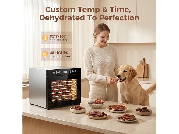 PSIIDAN Food Dehydrator 8 Trays