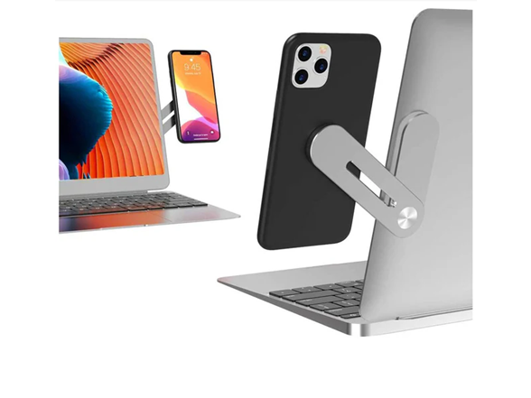 Magnetic Smartphone Laptop Side Mount