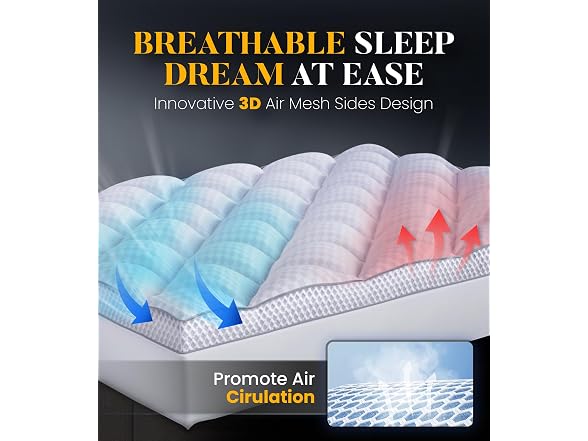 Milcabe 3 Inch Ultra-Fluffy Memory Foam