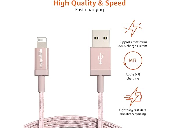 Amazon Basics USB-C to Lightning Cable