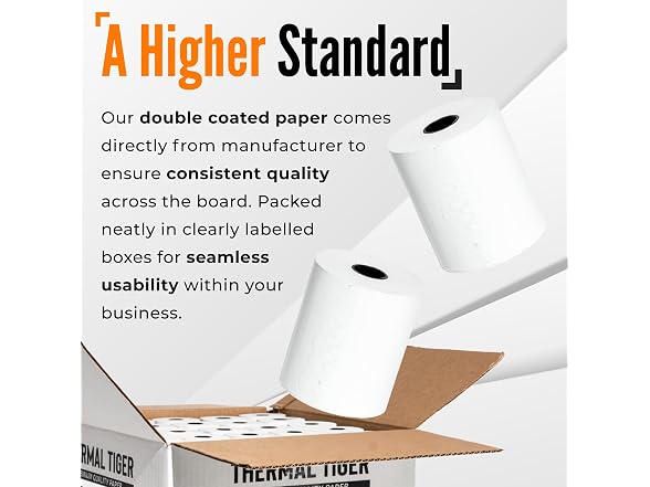 THERMAL TIGER Thermal Tiger 3 1/8 X 230 Thermal Paper