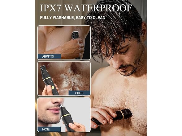 Body Hair Trimmer Men: Manscape 3 in 1