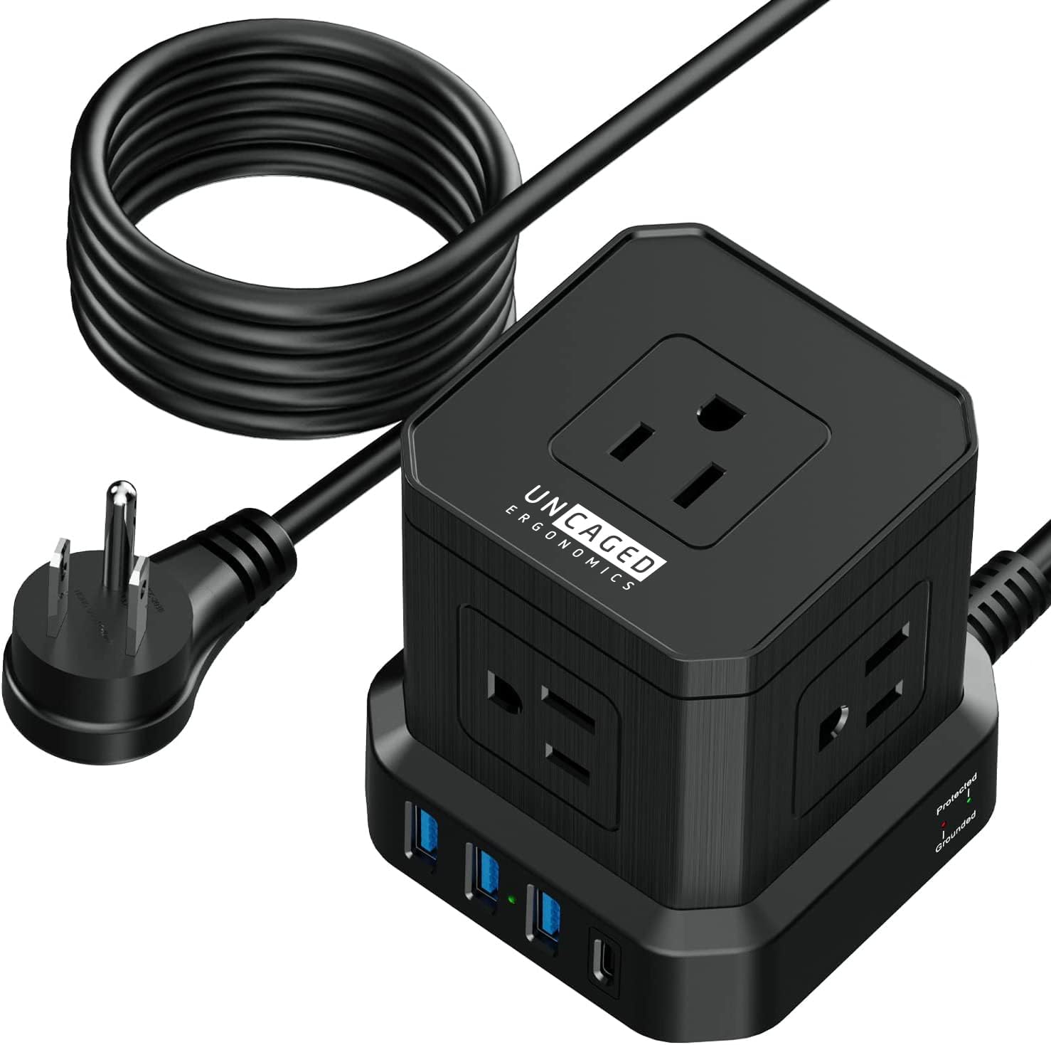 Cube Power Strip with USB Ports - Gallery 12