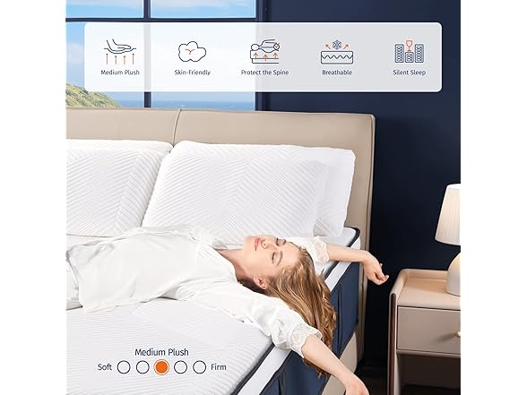 DH DIGLANT HOME Queen Mattress, 14 Inch Hybrid