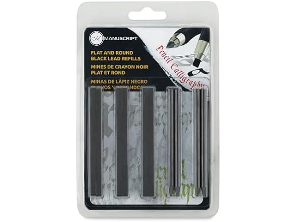 Manuscript Pen Company ROUND & FLAT LEAD RE