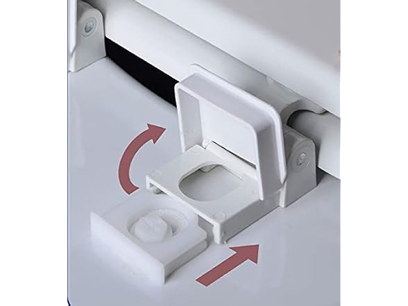 2Q1R6-80 Quik-Lok Deluxe Round Slow Close Plastic