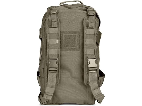 5.11 Tactical Duffel Bag for Travel, Water-Resistant Nylon, Medium, Rush LBD MIKE, 40L, Ranger Green, Style 56293ABR (Open Box)