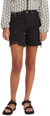 Levis Womens Premium 501 Mid Thigh Short
