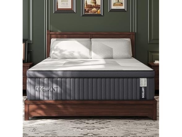 DIGLANT King Mattress, 14" Hybrid Mattress