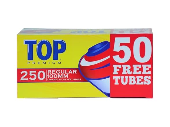Top Regular Full Flavor Red RYO Cigarette Tubes