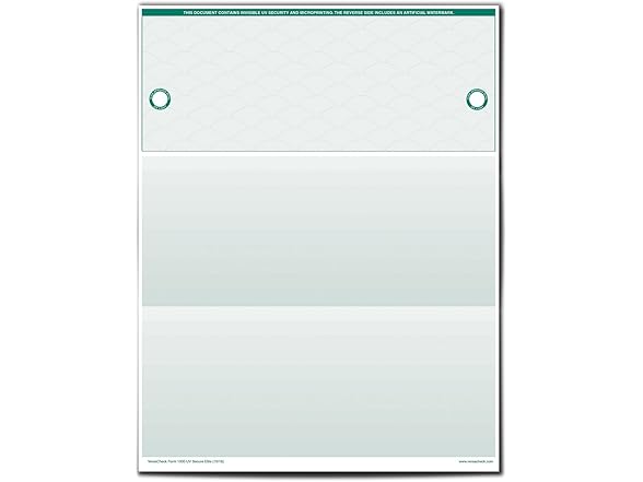 VersaCheck UV Secure Form #1000