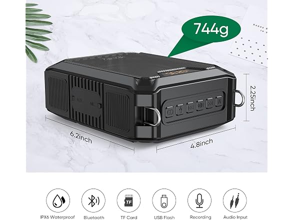 SHIDU 30W Voice Amplifier W/ Headset