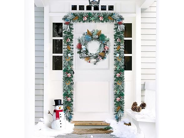 GarveeHome 24" Christmas Wreath