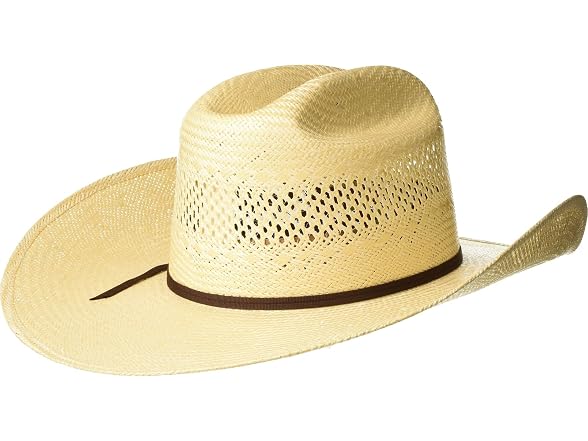 Ariat Unisex (7 3/8) Adult Leather Sweatband Hat