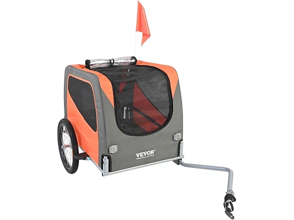 Dog Bike Trailer, Supports up to 66 lbs, Pet