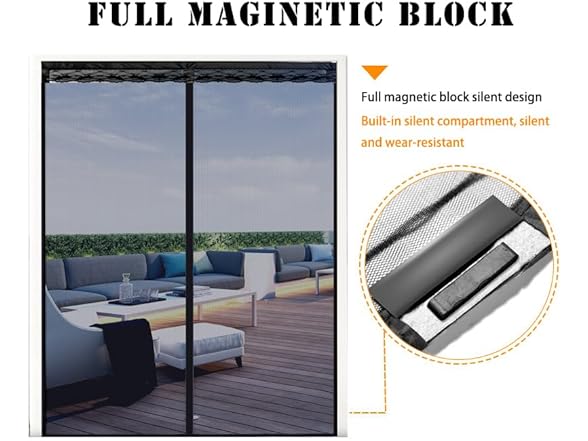 TGMALL Fiberglass Magnetic Screen