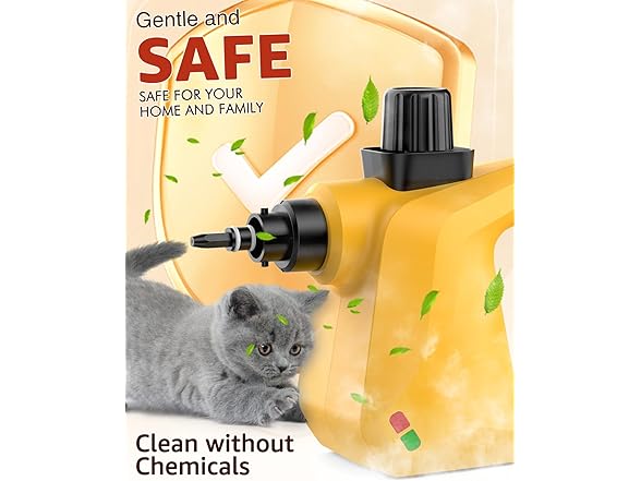 DynVapor Steam Cleaner Pressurized Deep Cleaning