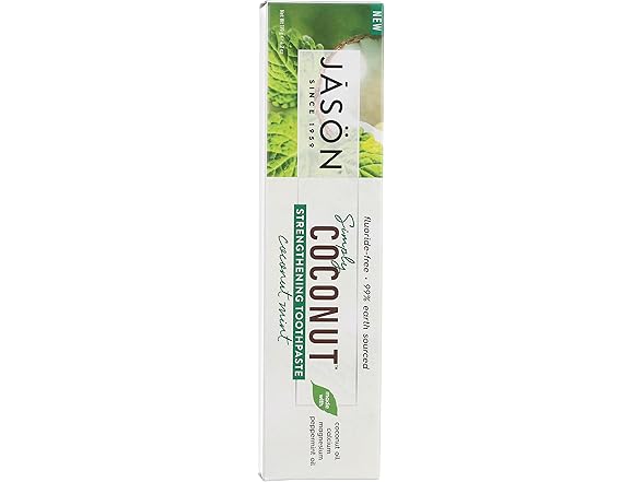 Jason Simply Coconut Toothpaste Coconut Mint 4.2oz