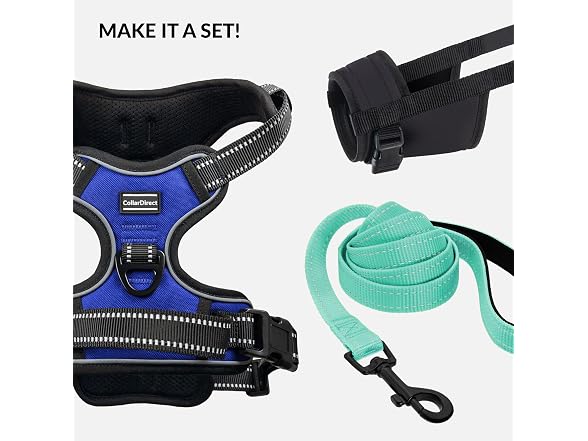 CollarDirect No Pull Reflective Dog Harness