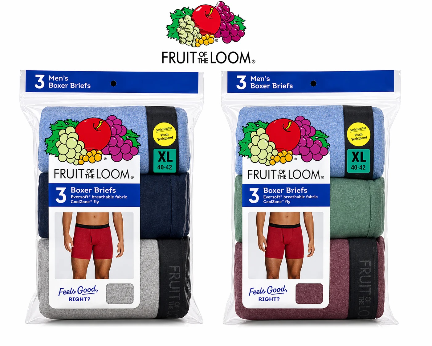 6-Pack Fruit of the Loom Boxer Briefs - Gallery 3
