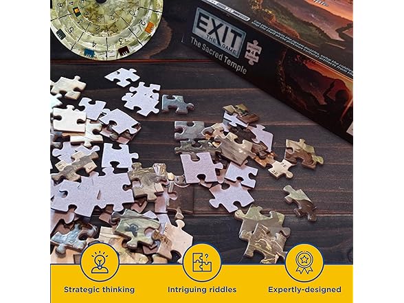 Exit: The Sacred Temple (with Jigsaw Puzzles)