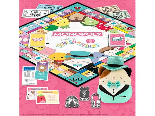Monopoly: Squishmallows Collector’s Edition Board Game