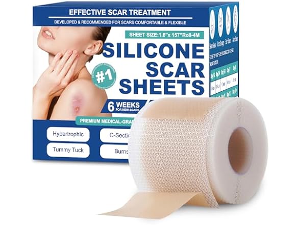 mitreal Silicone Scar Sheets