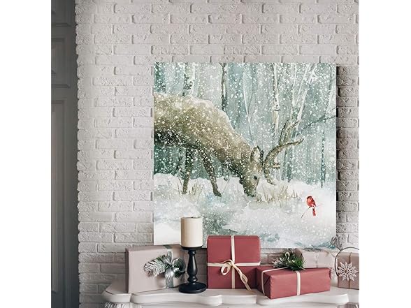 Renditions Gallery Renditions Gallery Reindeer and Cardinal