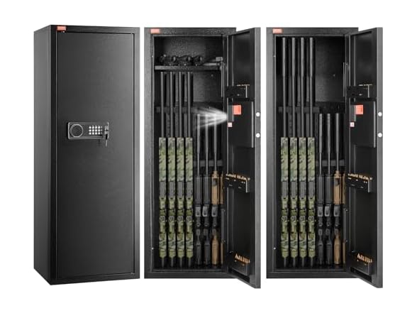 6-8 Rifles Gun Safe, Rifle Safe with Lock