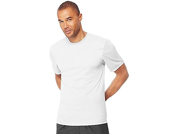 Hanes Men (M) DRI Tagless Men's T-Shirt_White_M