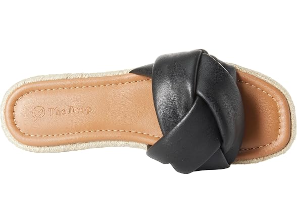 The Drop Women's Matilda Braid Strap Flat Sandal