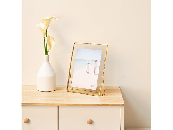 PHOSPHOR 8 x 10 Gold Picture Frame