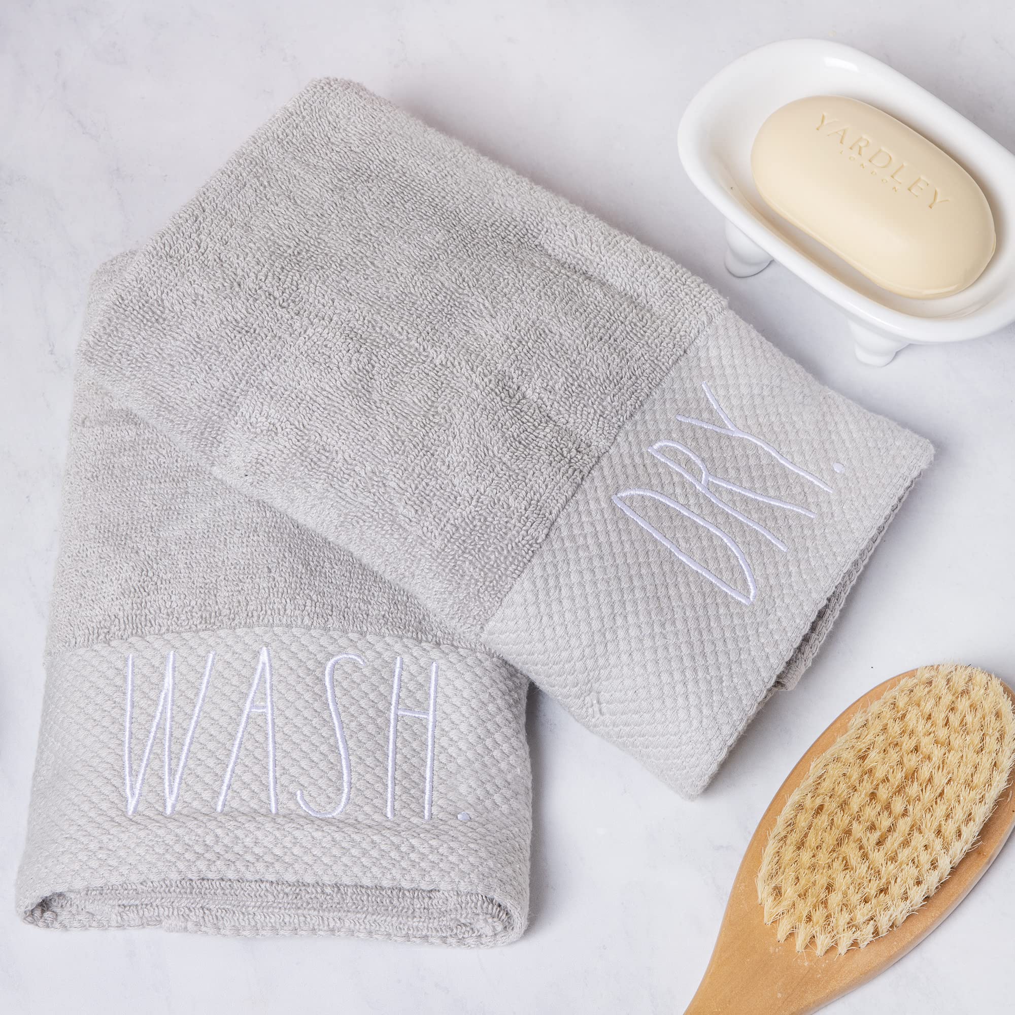 Rae Dunn Decorative Hand Towels 2-Pack - Gallery 13