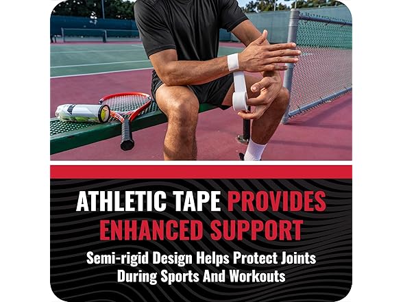 RockTape Go Taping Kit – Athletic Tape, Underwrap, Self-Stick Tape, and Scissors in Portable Case – Sports Tape Set for Joint Support, Training, and On-the-Go Taping Needs