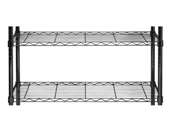 J&V Textiles 7056-BK 3-Tier Shelving Unit